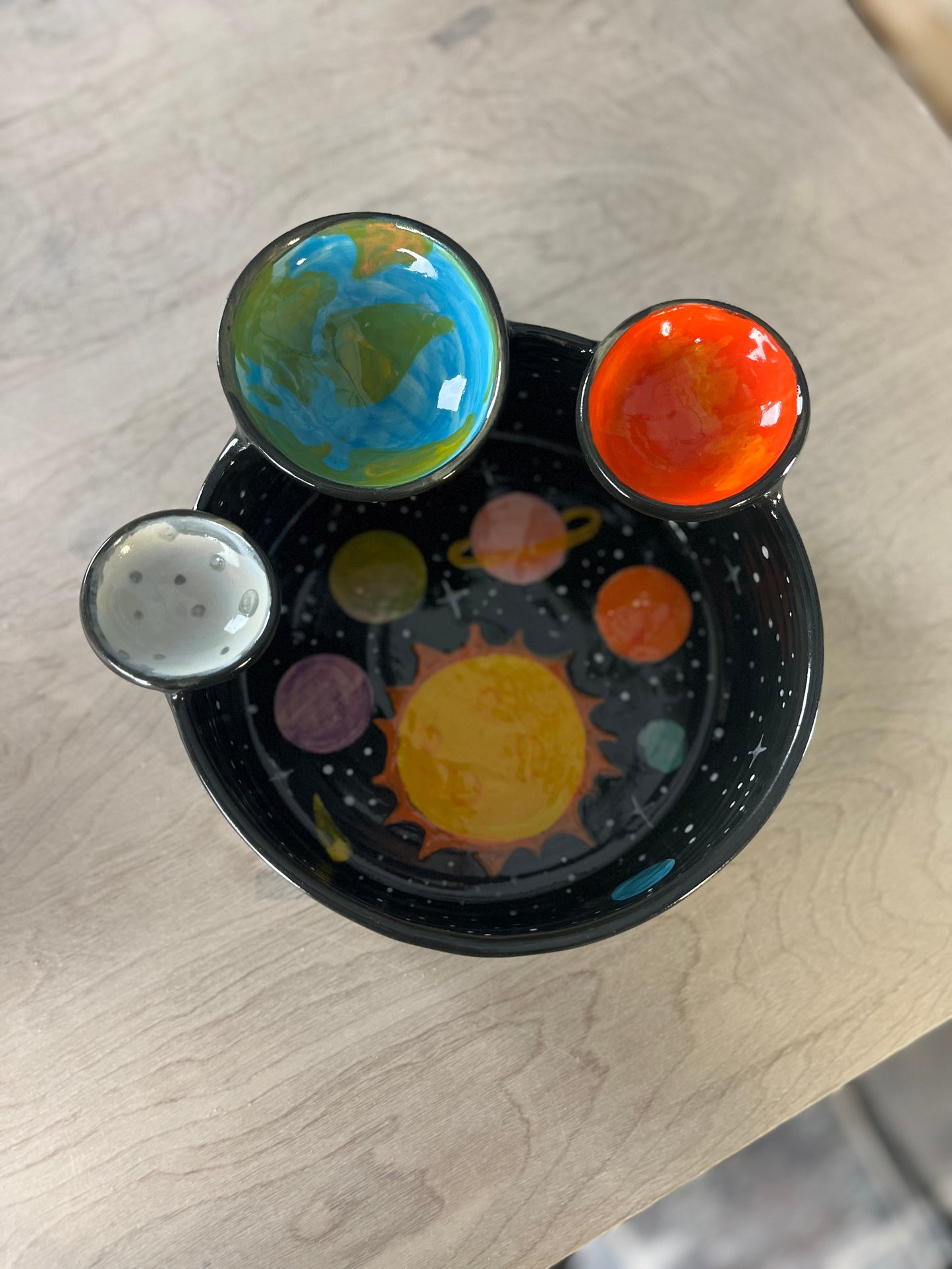 Triple-Dip Chip & Dip Bowl - Solar System 2