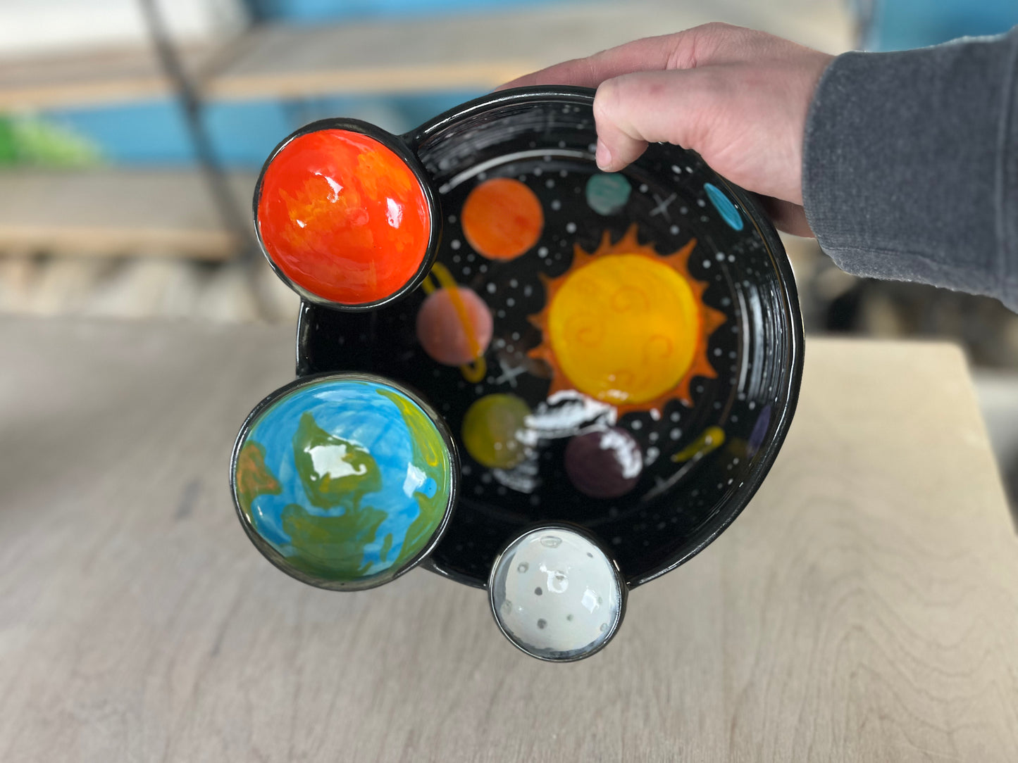 Triple-Dip Chip & Dip Bowl - Solar System 2