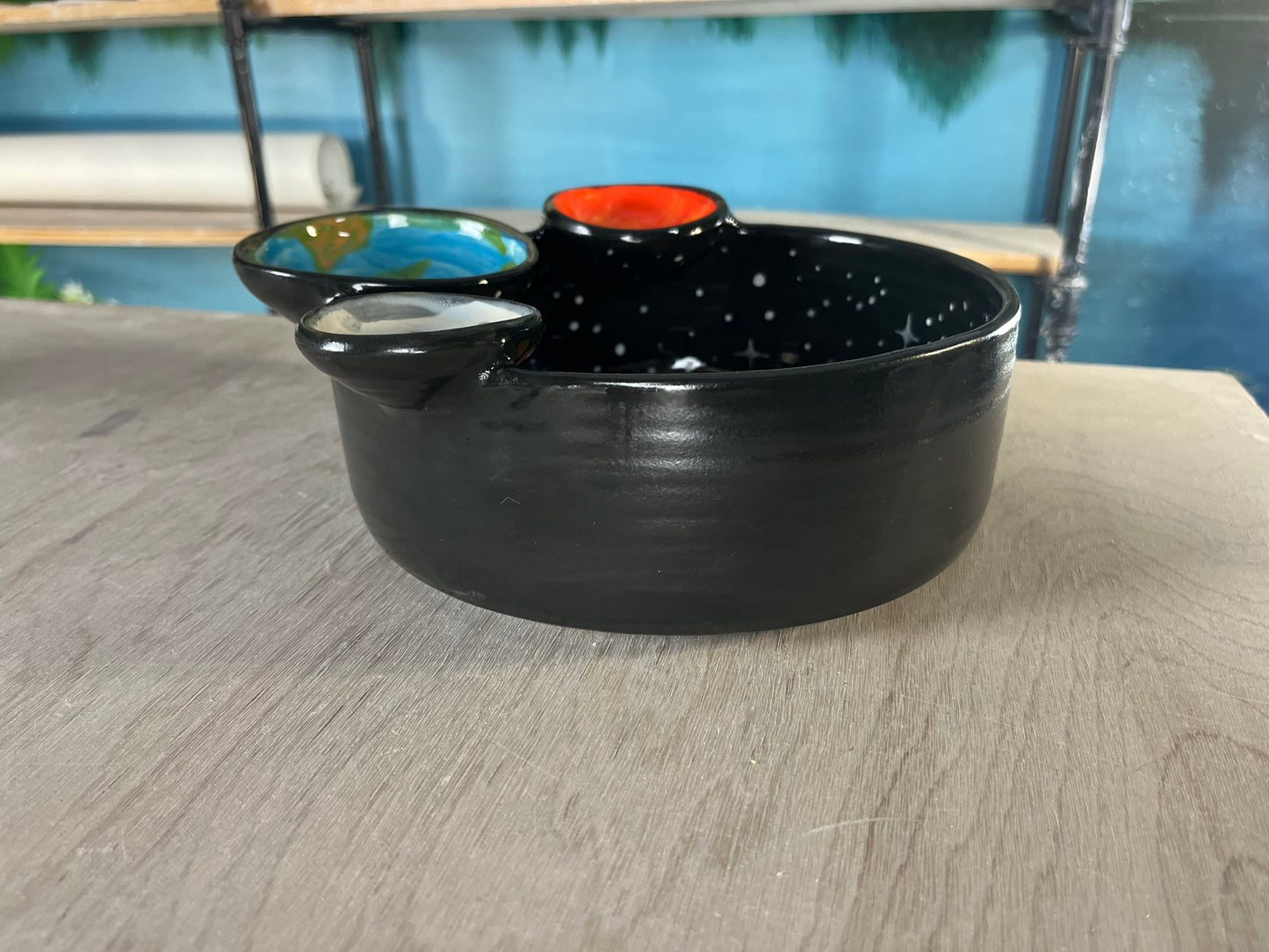 Triple-Dip Chip & Dip Bowl - Solar System 2