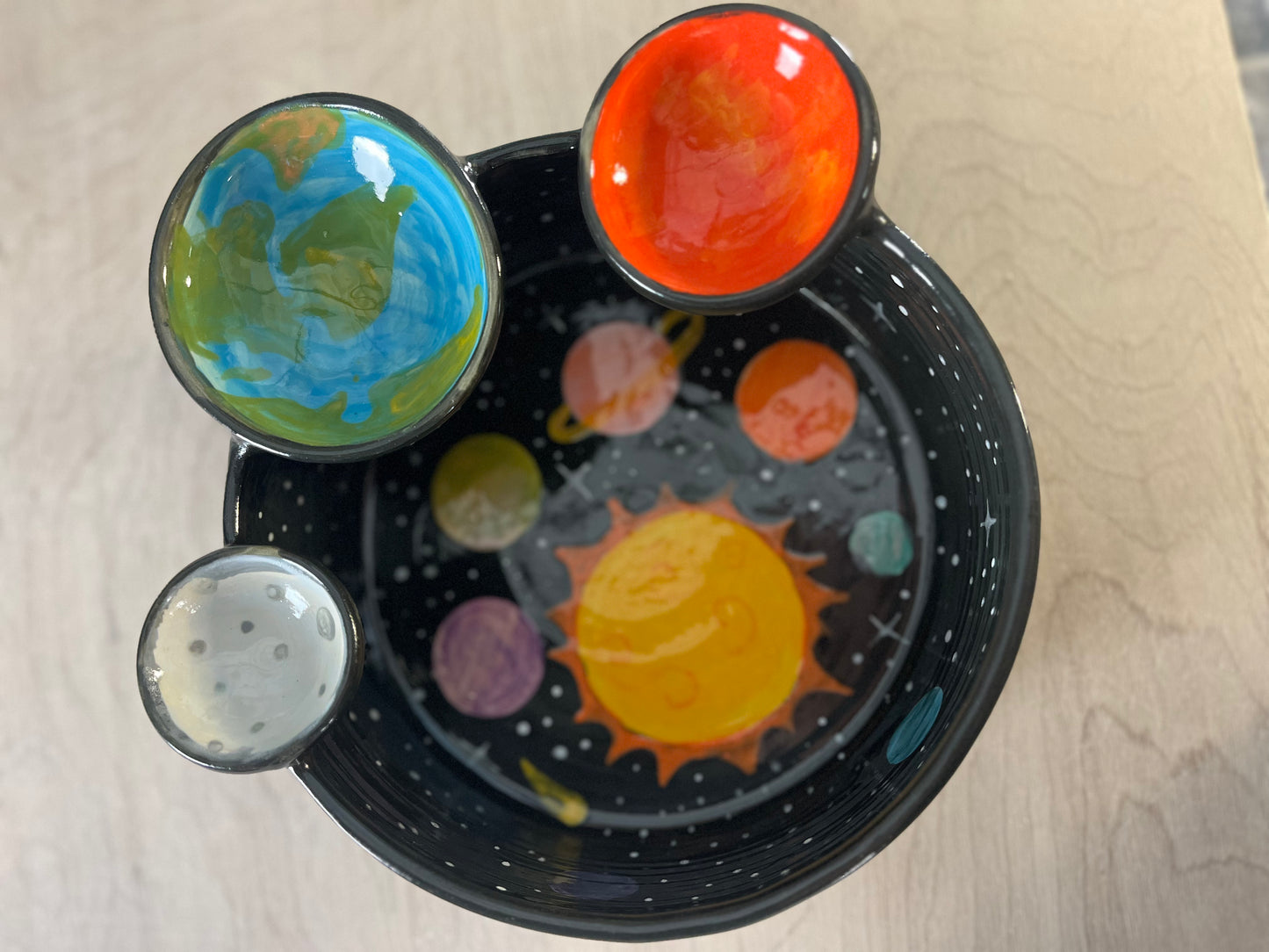 Triple-Dip Chip & Dip Bowl - Solar System 2