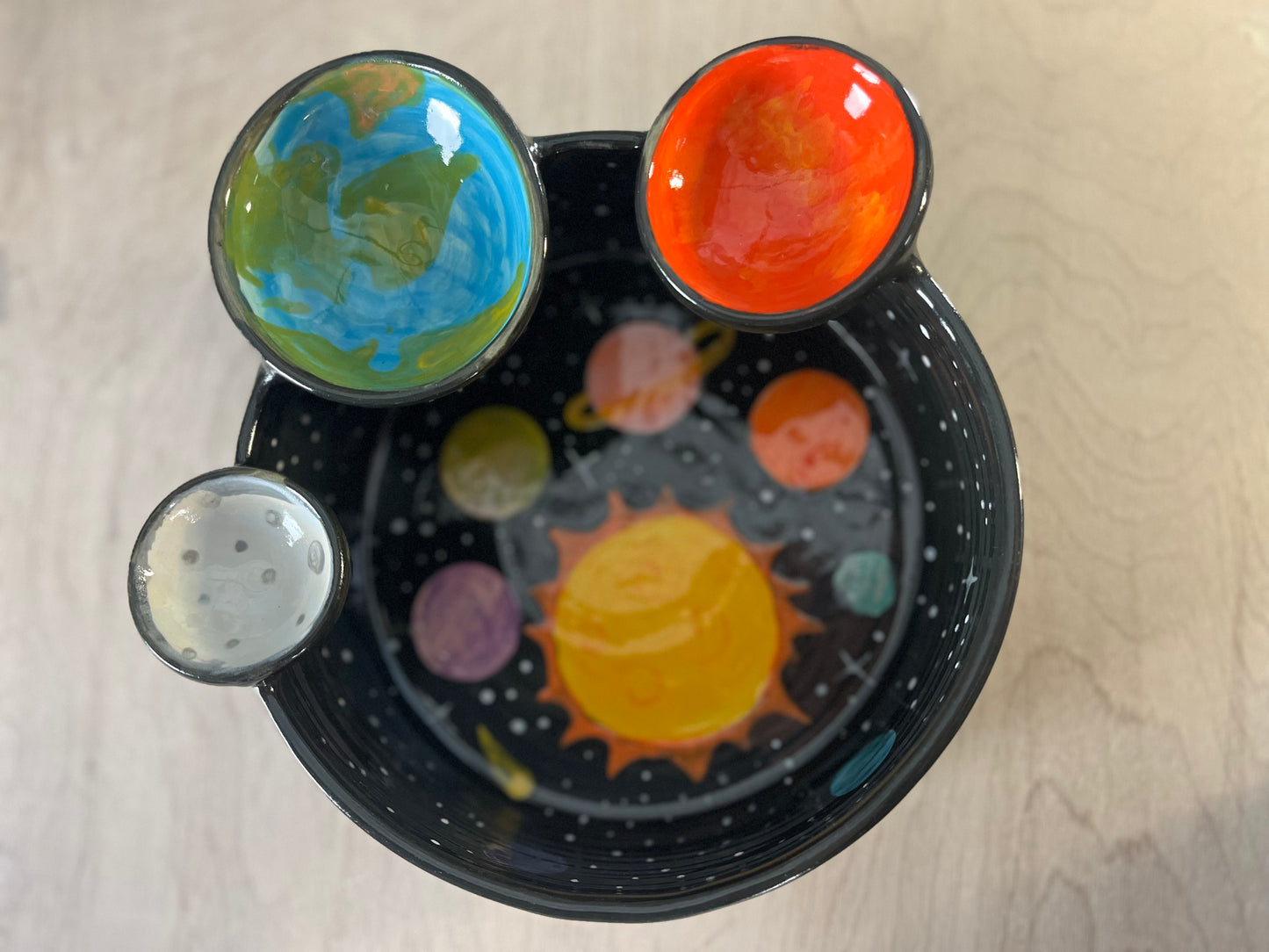 Triple-Dip Chip & Dip Bowl - Solar System 2